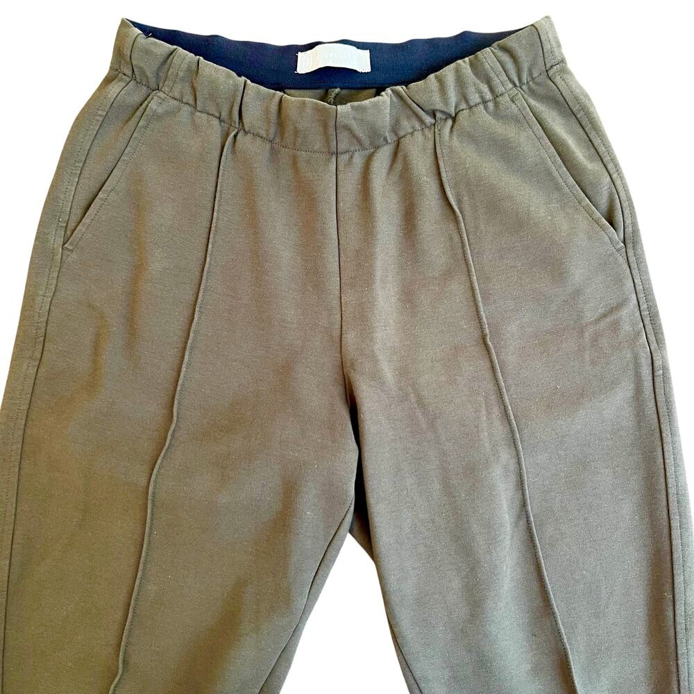 Everlane The Dream Pant Dark Forest Green Pull On Tapered Pants S